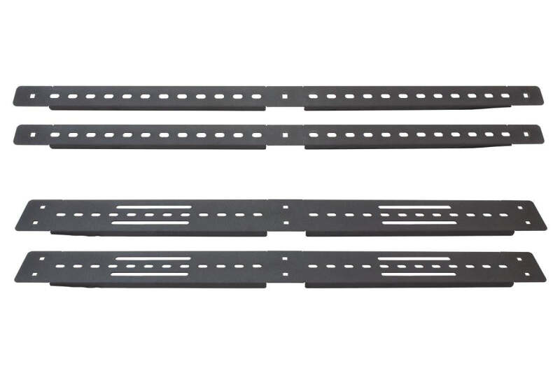 Toyota Tacoma Truck Bed Rack - Fishbone Offroad - Half Height Tackle Rack - Black - `16-`27